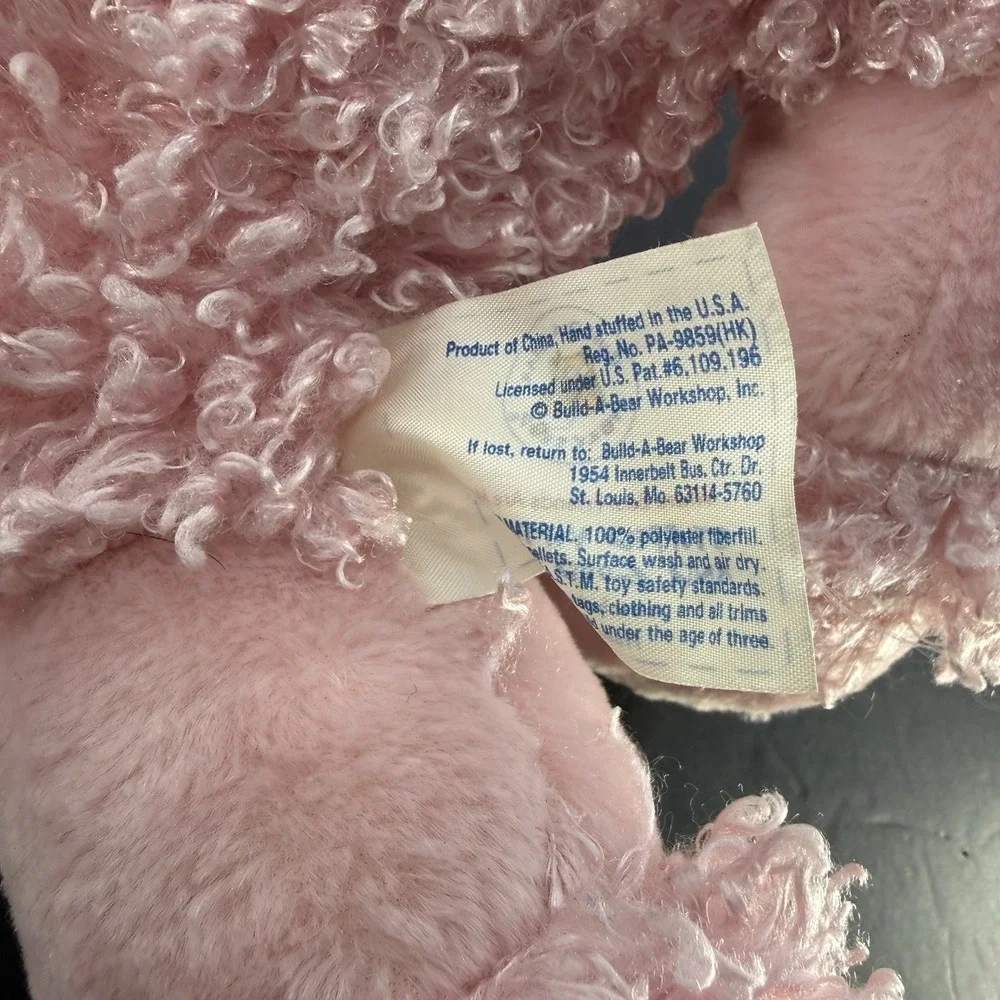 Build A Bear Pink Poodle Plush 18